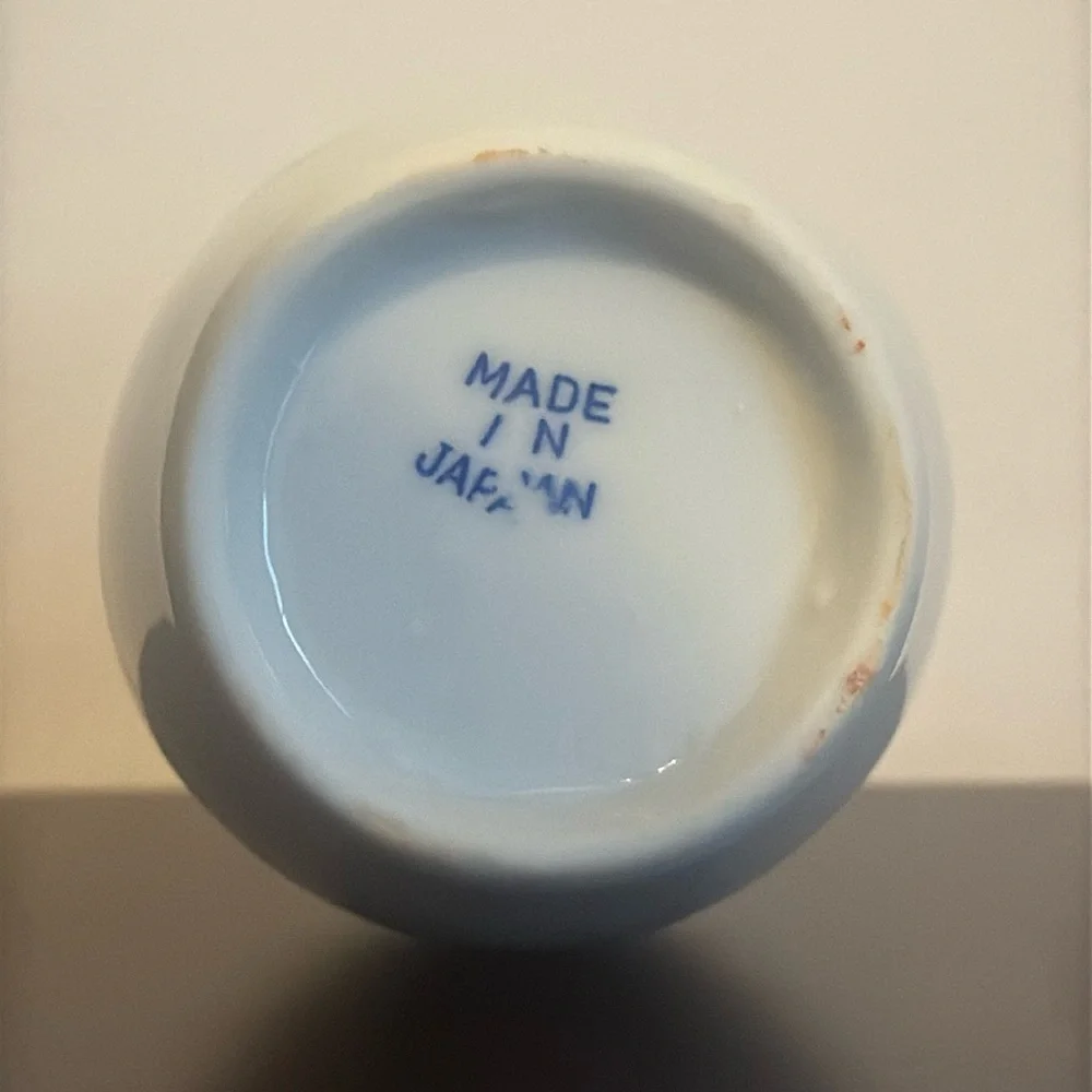Made in Japan Vintage Porcelain Collectible Sake Bottle Traditional Artwork